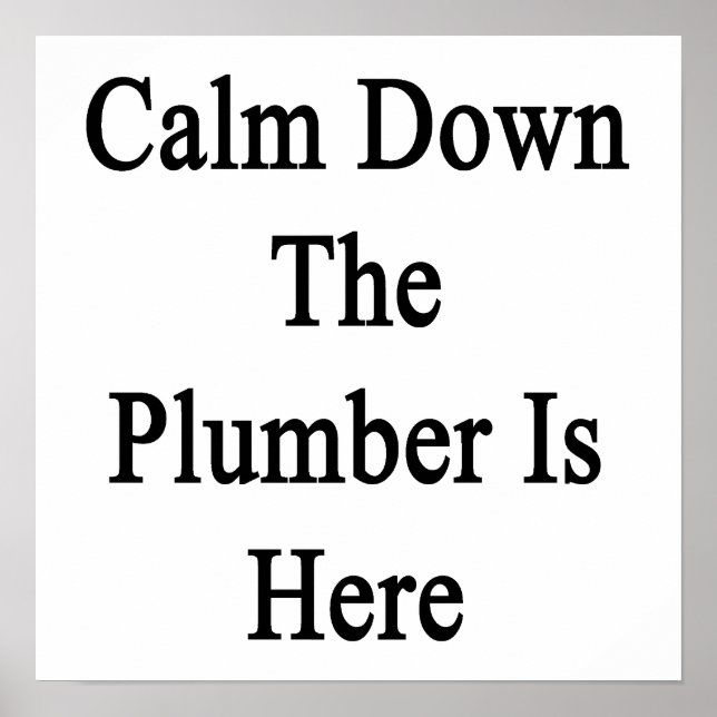 Lugn nedåt är här poster (Framsidan)