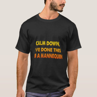 Lugn ner har jag gjort det här på en nequin t shirt