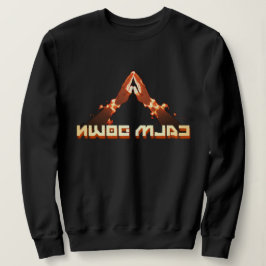 Lugn ner! Omvänd typografi för spegel-bild T Shirt