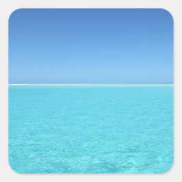 Lugn Ocean Stickers Fyrkantigt Klistermärke