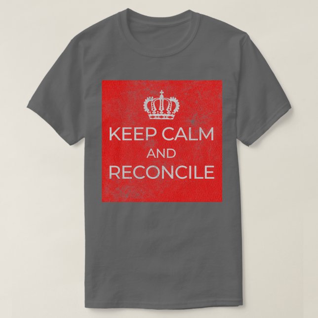 Lugn och avstämning av behålla t shirt (Design framsida)