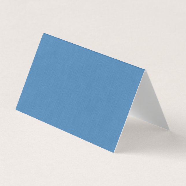 Lugn och enkel enfärgad blå texturerad bakgrund visitkort (Framsida)