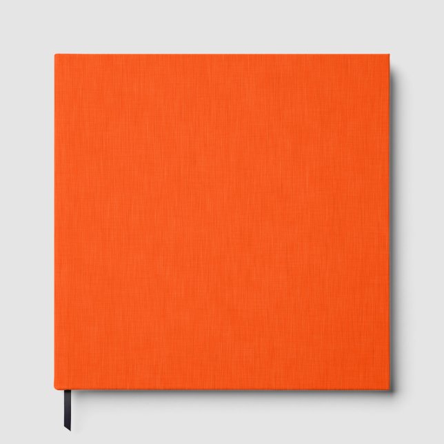 Lugn och enkel orange texturerad bakgrund  gästböcker (Framsida)