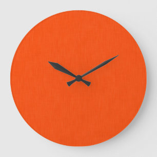 Lugn och enkel orange texturerad bakgrund stor klocka