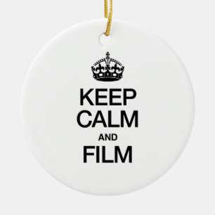 LUGN OCH FILM FÖR behålla Julgransprydnad Keramik