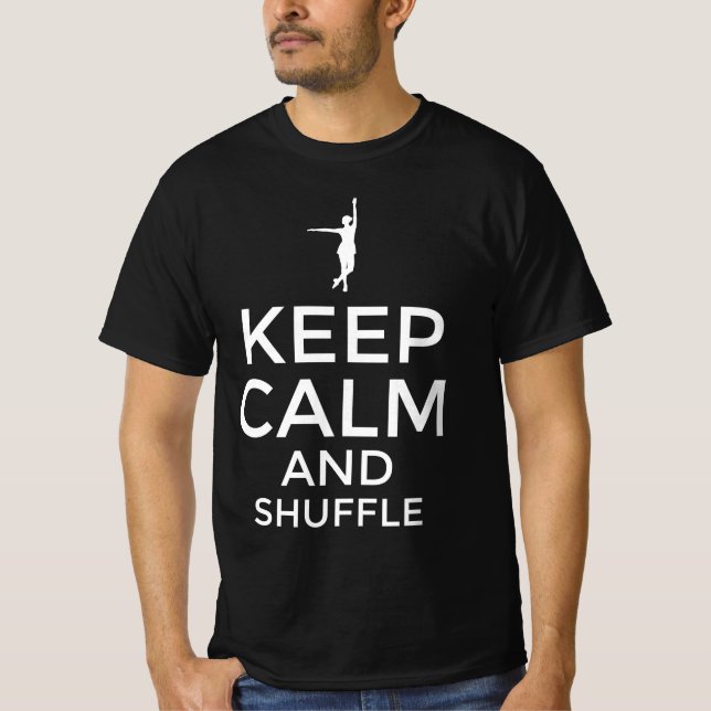 lugn och flyttning av behålla t shirt (Framsida)