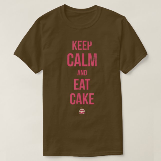 Lugn och foderkaka för behålla eller förpackning a t shirt (Design framsida)