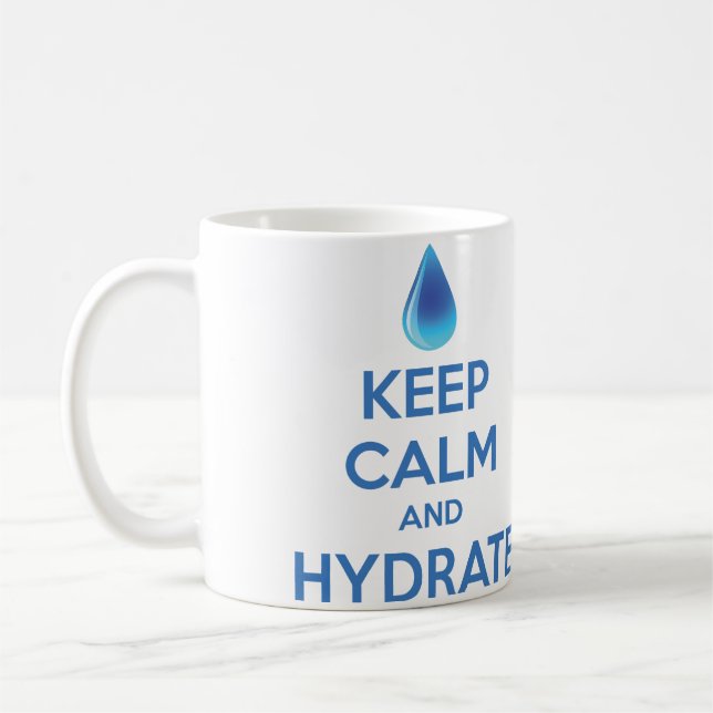 Lugn och hydrat av behålla kaffemugg (Vänster)