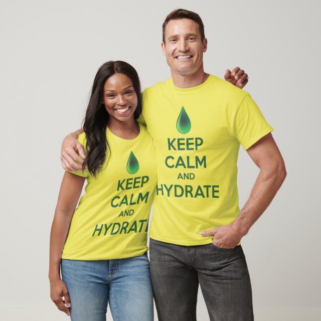 Lugn och hydrat av behålla t-shirt (Unisex)