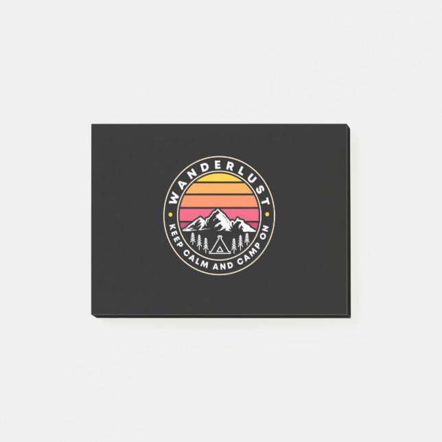 Lugn och läger på Behålla Post-it Block (Framsida)