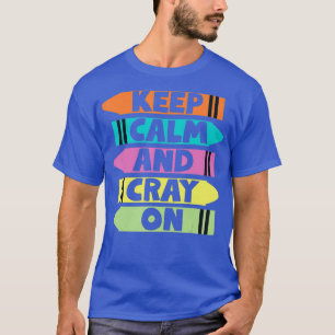 Lugn och matris för behålla på keryon och färgning t shirt