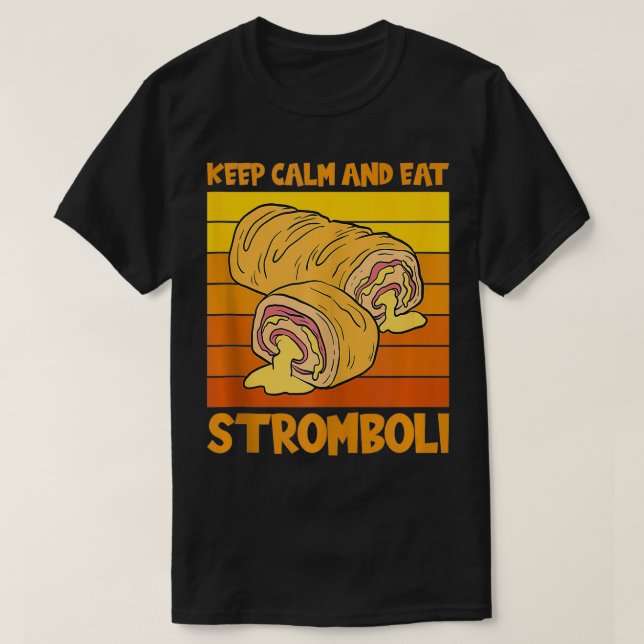 Lugn och  på Behållan Pizza Älskare T Shirt (Design framsida)