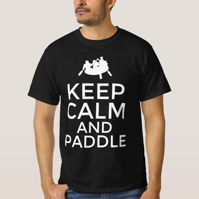 lugn och paddel av behålla t shirt (Framsida)
