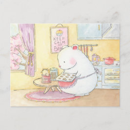 lugn och polar av behålla med buntvatten vykort