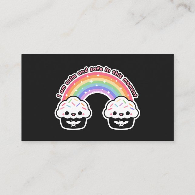 Lugn och Säker standard, 3,5 x 2,0-tums Affärskort Visitkort (Framsida)