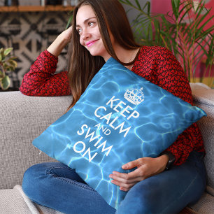 Lugn och Simma för Behållan Bassäng Vatten på Kudde