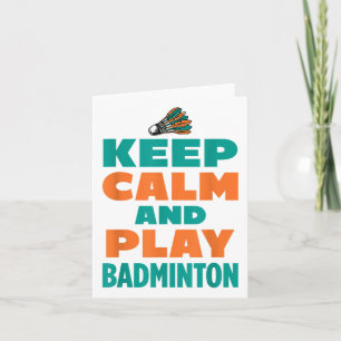 Lugn och uppspelning av Badminton Sports Badminton Kort