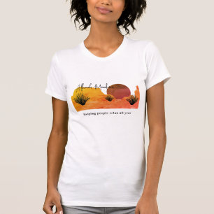 Lugn ökenmåne-meditations-T-shirt T Shirt