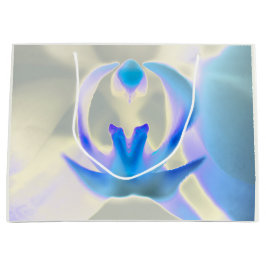 Lugn orkidétryckt presentpåse