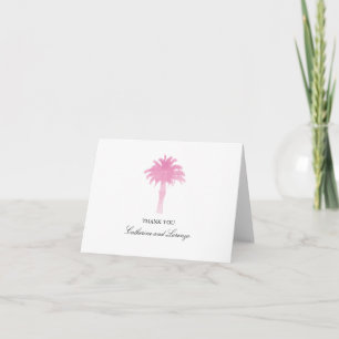 Lugn Palmtree Akvarell   Tack Kort