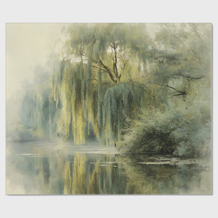 Lugn Pilträd Reflektion Natur Konst (10) Presentpapper