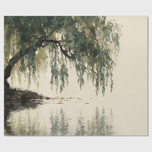 Lugn Pilträd Reflektion Natur Konst (11) Presentpapper