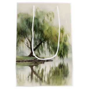 Lugn Pilträd Reflektion Natur Konst (12)