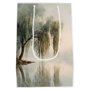 Lugn Pilträd Reflektion Natur Konst (13)