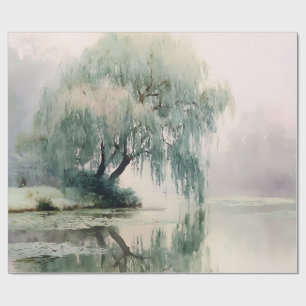 Lugn Pilträd Reflektion Natur Konst (7) Presentpapper