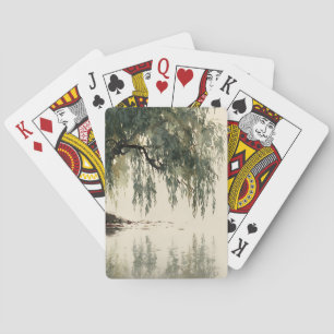 Lugn pilträd reflektion Naturkonst (11) Casinokort
