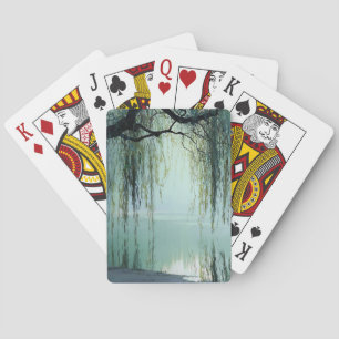 Lugn pilträd reflektion Naturkonst (4) Casinokort