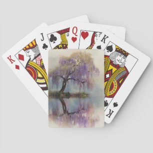 Lugn pilträd reflektion Naturkonst (6) Casinokort