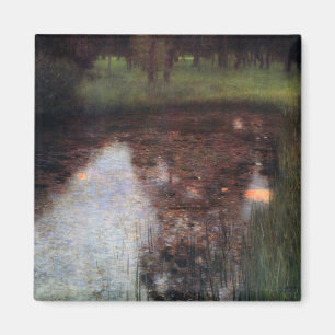 Lugn Pond på Kammer Castle Grounds, Gustav Klimt Magnet