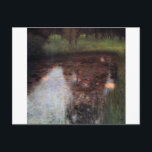 Lugn Pond på Kammer Castle Grounds, Gustav Klimt Vykort<br><div class="desc">Gustav Klimt (14 juli, 1862 - 6 februari 1918) var en österrikisk symbolmålare och en av de mest framstående medlemmarna i Wien Secession-rörelsen. Klimt noteras för målningar, murar, skisser och andra föremål d'art. Förutom hans verk, som innefattar anklagelser och porträtt, målade han upp landskap. Klimt var bland konstnärer från Wienutträdet...</div>
