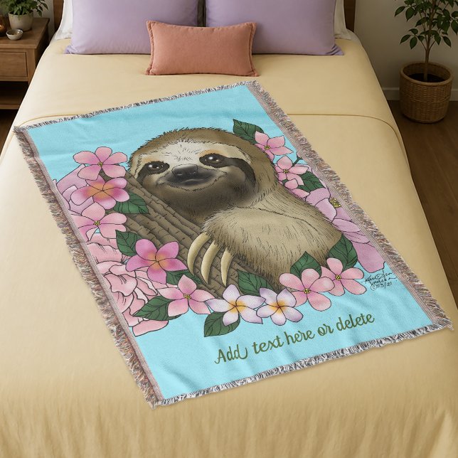 Lugn Rosa Lättsam Sengu Floral Filt (Skapare uppladdad)