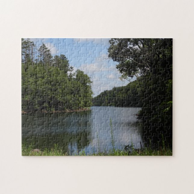 Lugn Scenia Sjö @Hubbard Park Meriden CT Pussel (Horisontell)