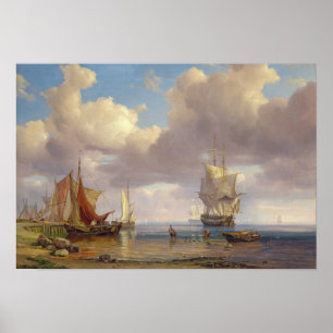 Lugn Sea, 1836 Poster