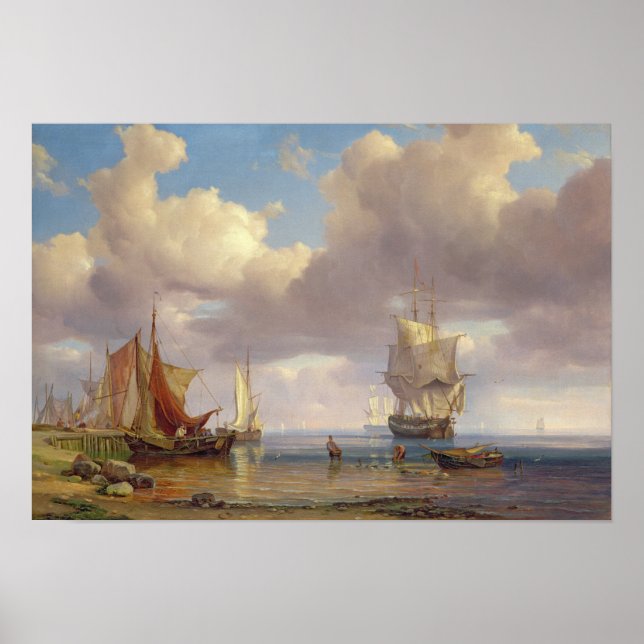 Lugn Sea, 1836 Poster (Framsidan)