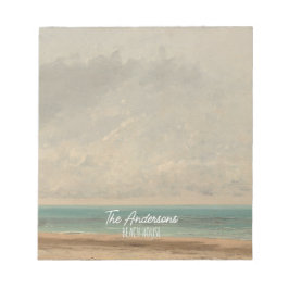 Lugn Sea 1866 Gustave Courbet National Gallery Anteckningsblock