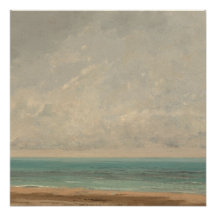 Lugn Sea 1866 Gustave Courbet National Gallery