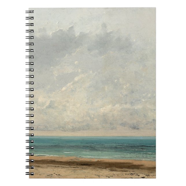 Lugn Sea - Gustave Courbet Anteckningsbok (Framsidan)
