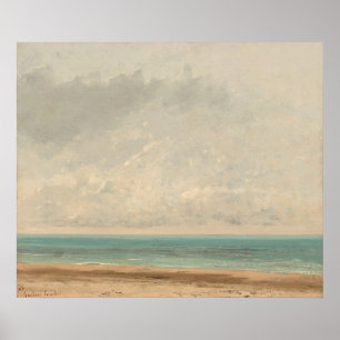 Lugn Sea - Gustave Courbet Fine Art Poster