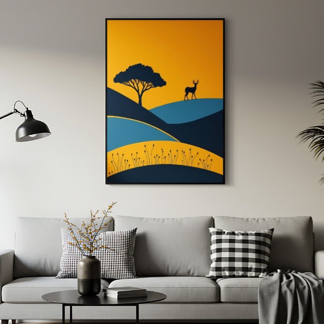 Lugn Silhuett Poster (Skapare uppladdad)