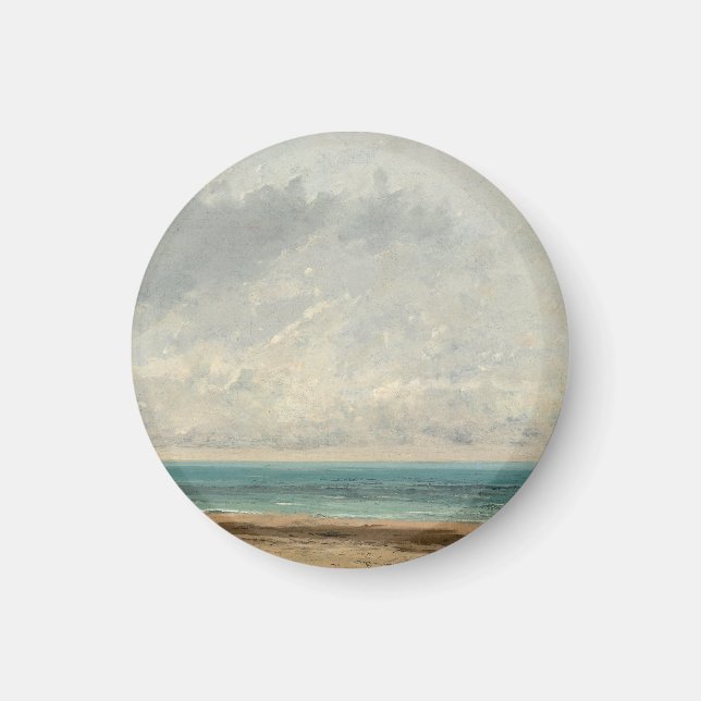 Lugn sjö – Gustave Courbet Magnet (Framsidan)