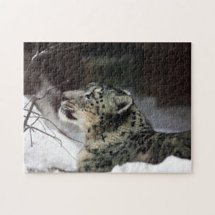Lugn Snöleopard Pussel