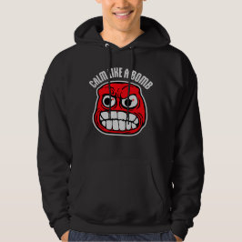 Lugn som en bomb Paradox Ironi Humor Explosiv Kul Hoodie