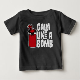 Lugn som en bomb Paradox Ironi Humor Explosiv Kul T Shirt