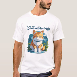 Lugn Stämning Endast Söt Avslappnad Hund Konst T Shirt