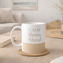 Lugn strand framöver Klassisk mugg, 11 oz Kaffemugg