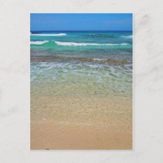 Lugn strand vatten vykort